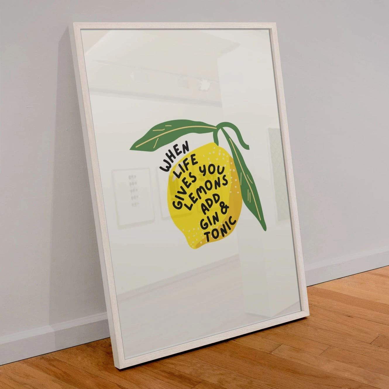 Blue Iris "Life & Lemons" Print