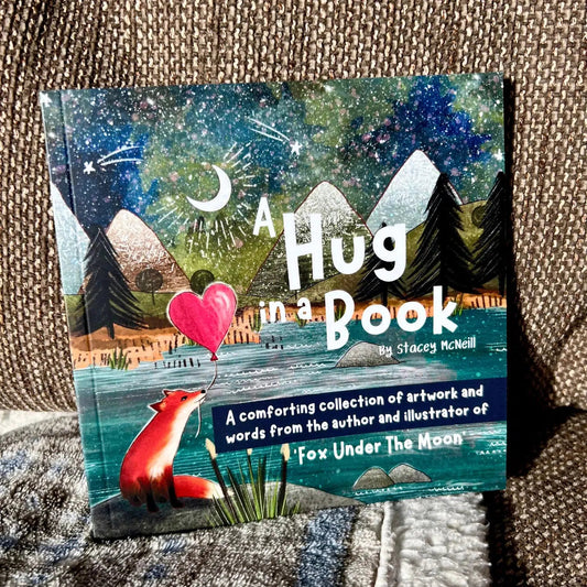 Fox Under The Moon 'A Hug in a Book' Mini Book-Breda's Gift Shop