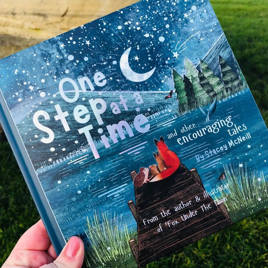 Fox Under The Moon 'One Step At A Time' Hardback Book Signed by Author-Breda's Gift Shop