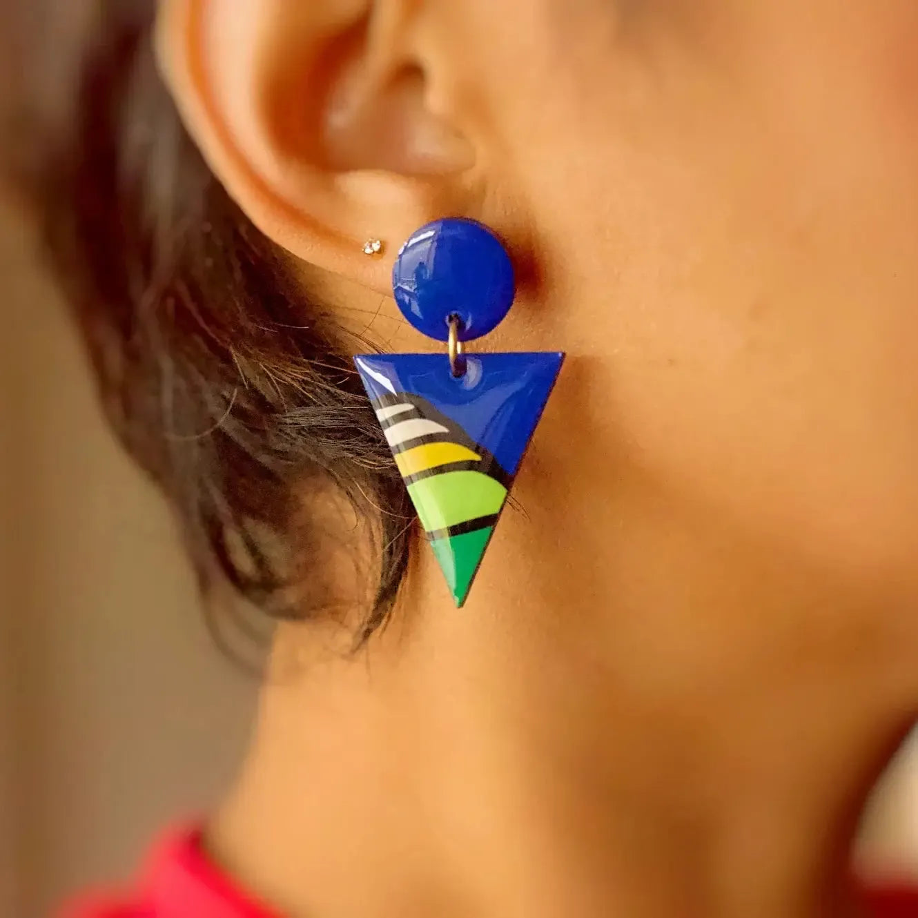 Naoi Deco Statement Earrings-Breda's Gift Shop