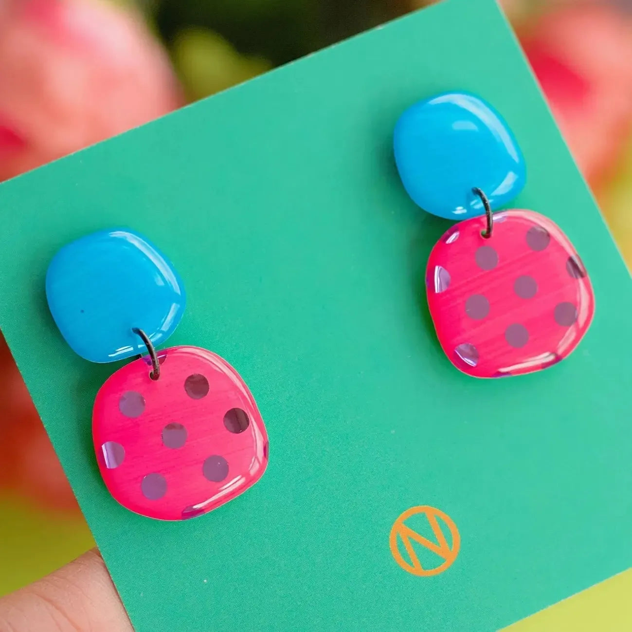 Naoi Mini Polka Dot Earrings-Breda's Gift Shop