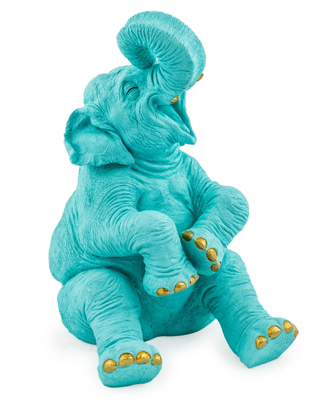Blue Laughing Elephant