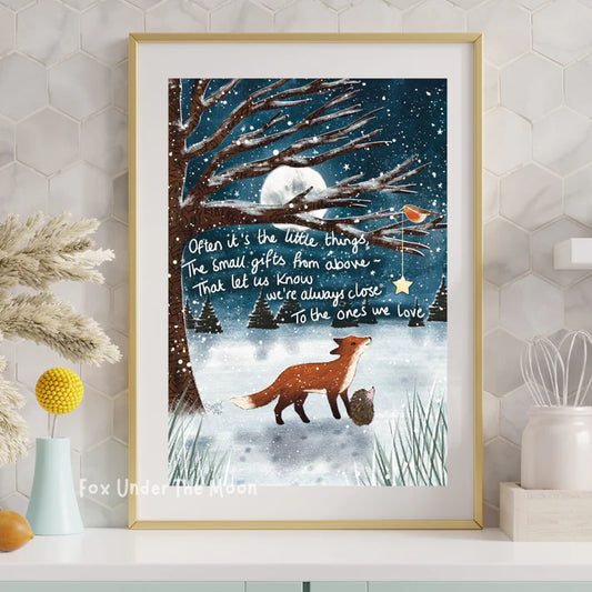 Fox Under The Moon: Gifts From Above