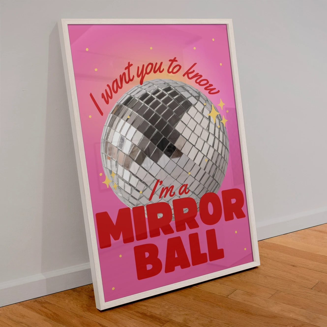 Blue Iris "Mirror Ball" Print