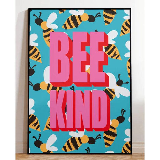 Art Print “Bee Kind “-Breda's Gift Shop