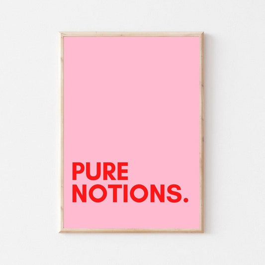 Art Print Craic Galore: Pure Notions - Pink-Breda's Gift Shop