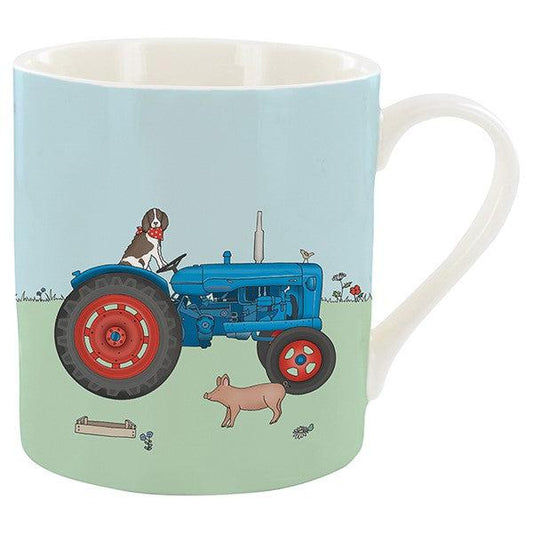 Blue Tractor Mug-Breda's Gift Shop