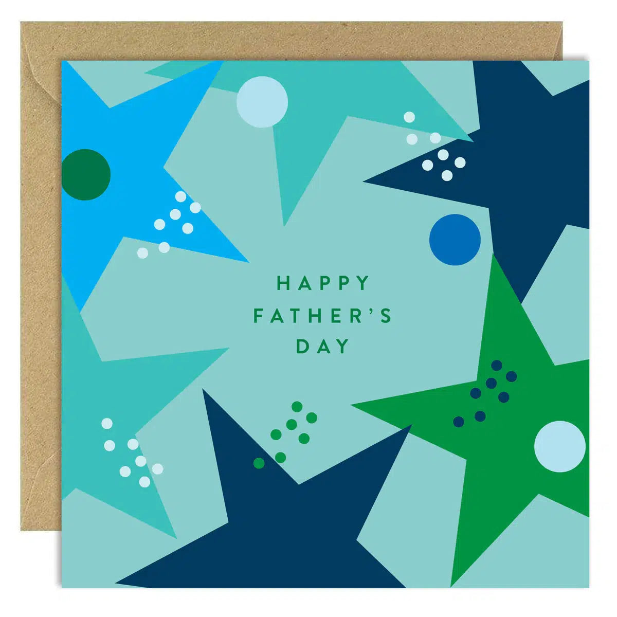 Bold Bunny “Happy Father’s Day “ Greeting Card-Breda's Gift Shop