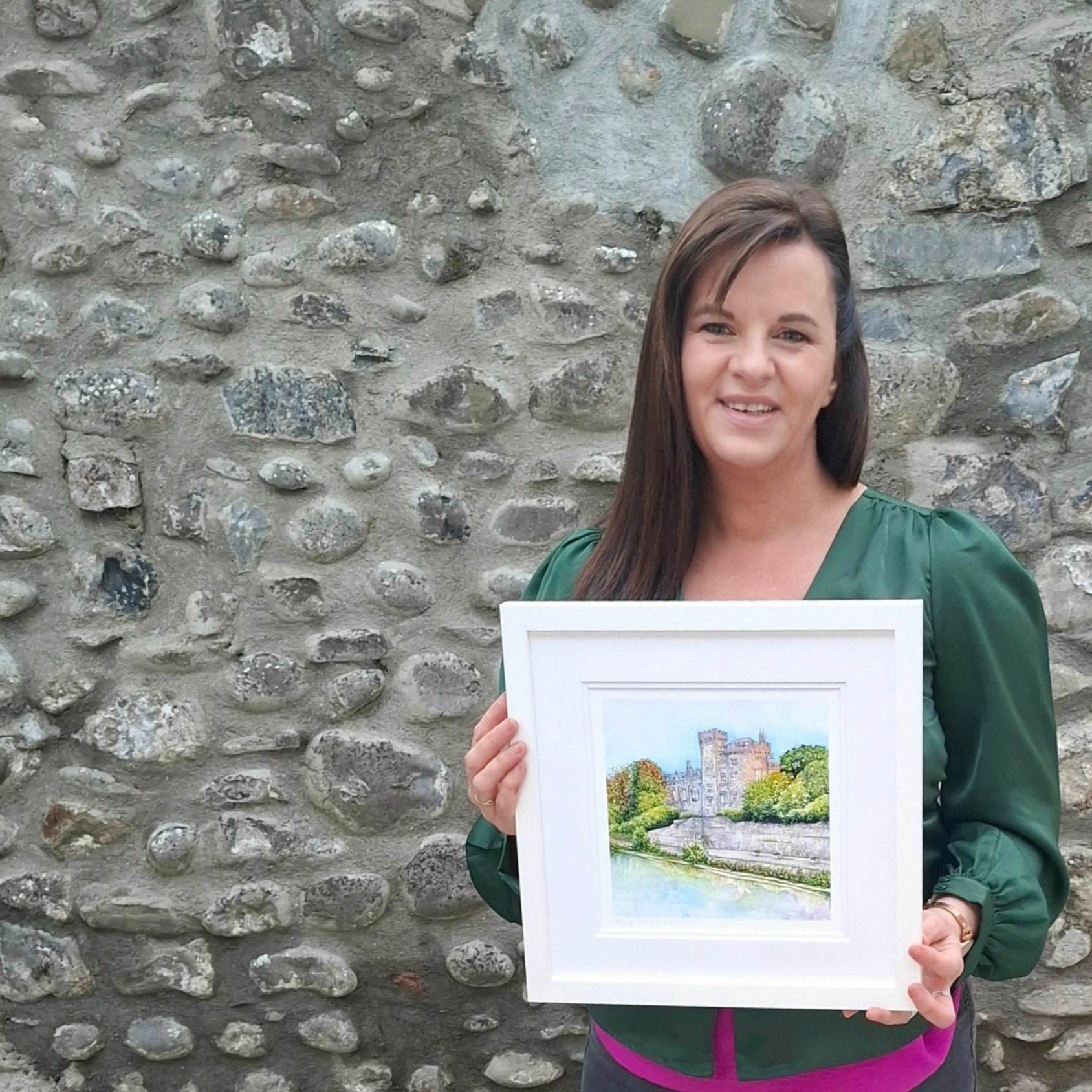 Breda Greaney Watercolour Print: Irish Stag-Breda's Gift Shop