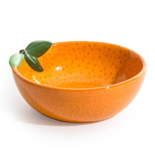 Ceramic Orange Bowl-Breda's Gift Shop