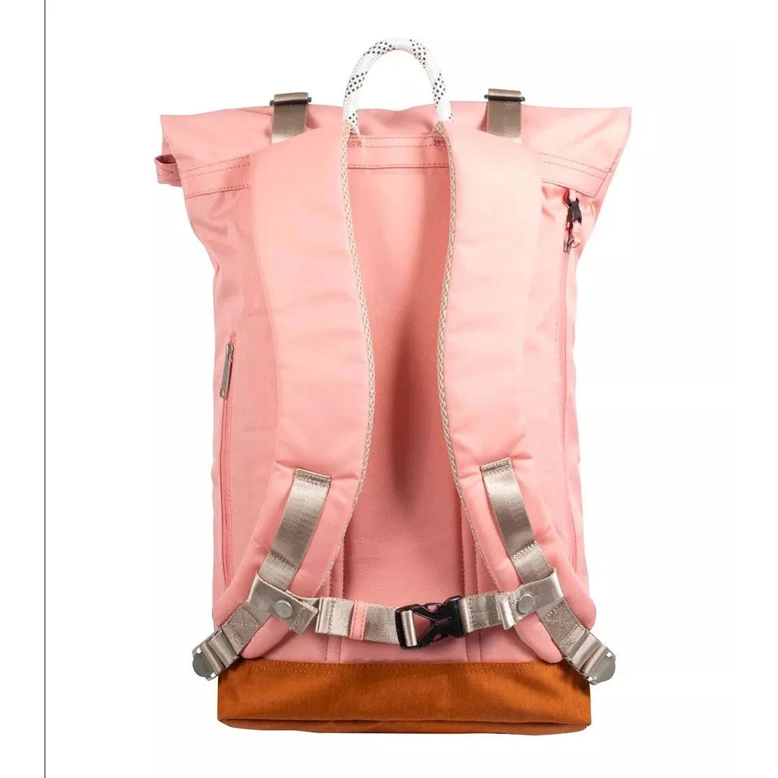 Doughnut Messenger Backpack - Light Pink & Pumpkin-Breda's Gift Shop