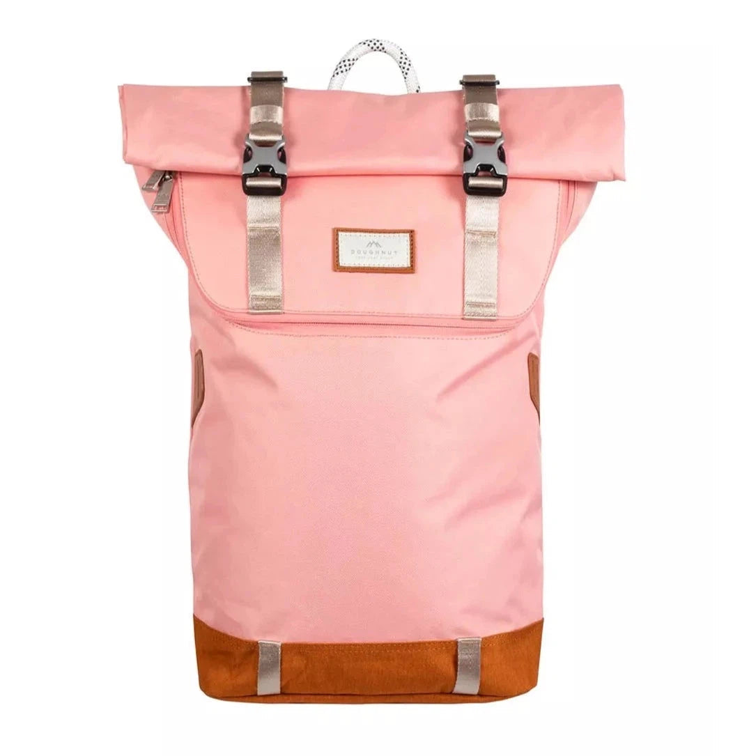 Doughnut Messenger Backpack - Light Pink & Pumpkin-Breda's Gift Shop