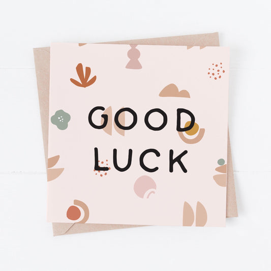 Folk & Nest Good Luck Greeting Card-Breda's Gift Shop