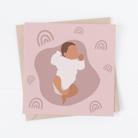 Folk & Nest New Baby Greeting Card-Breda's Gift Shop