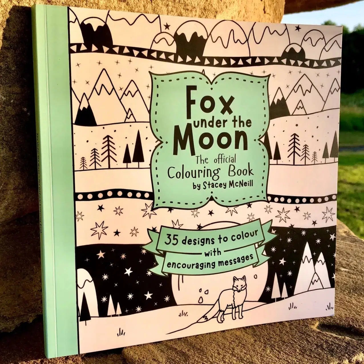 Fox Under The Moon Colouring Book-Breda's Gift Shop