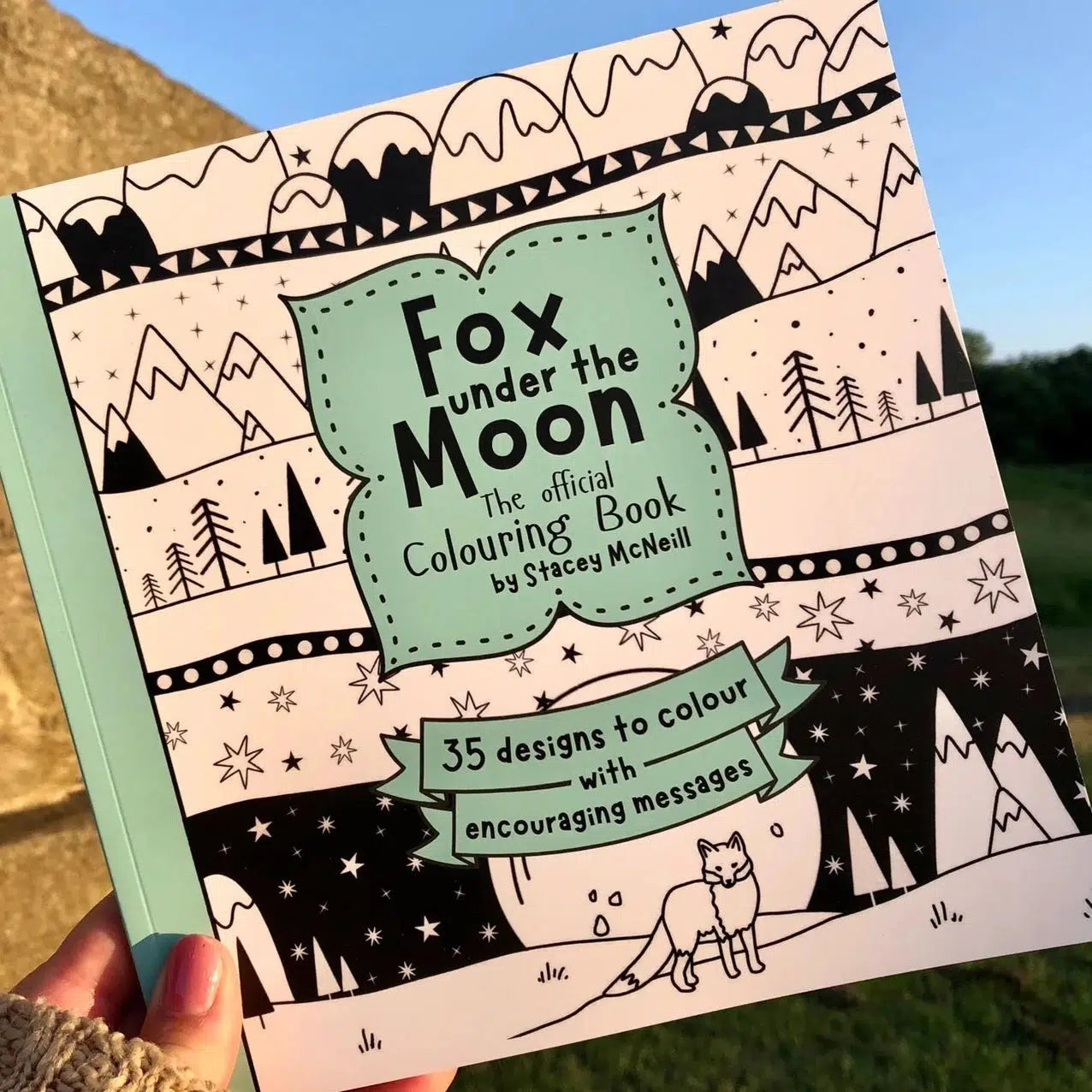 Fox Under The Moon Colouring Book-Breda's Gift Shop
