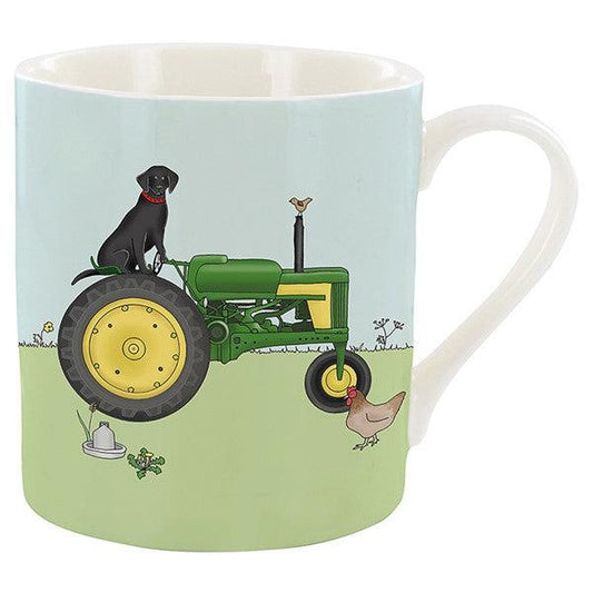 Green Tractor Mug-Breda's Gift Shop