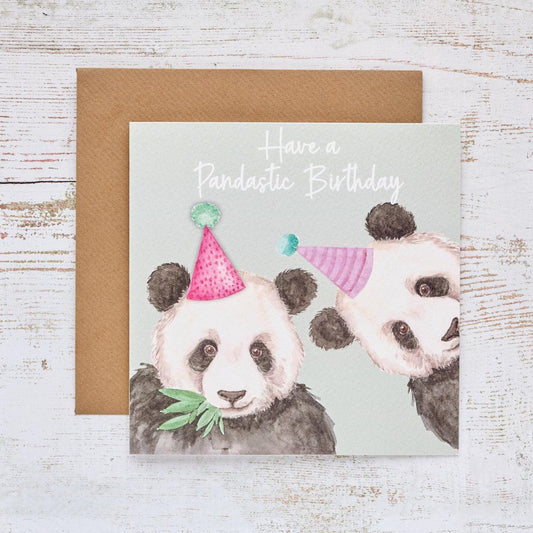 Greeting Card: “Have A Pandastic Birthday”-Breda's Gift Shop