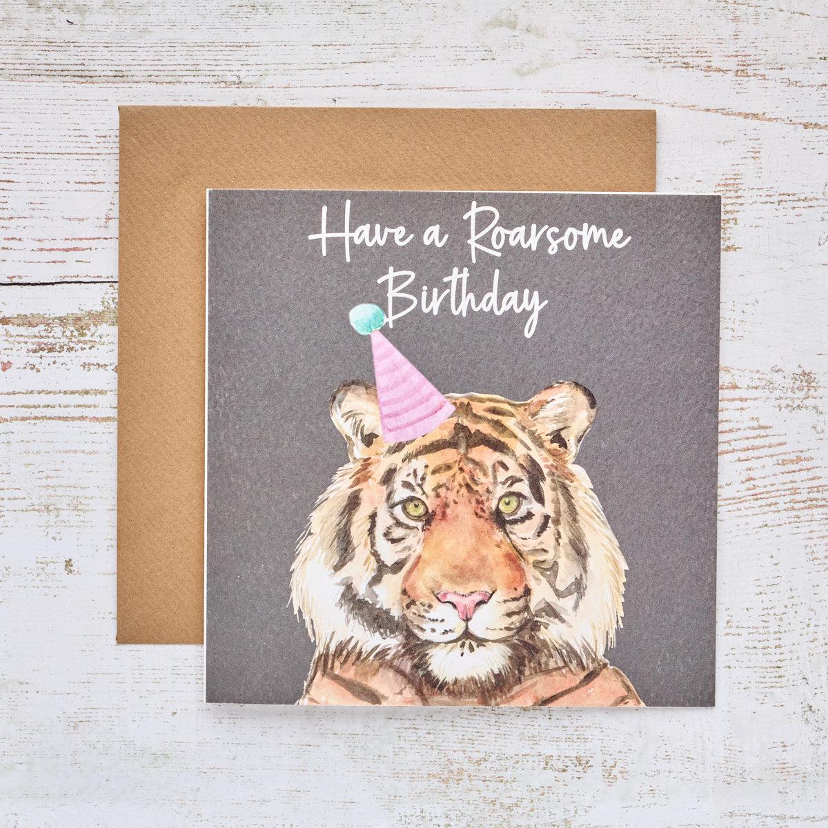 Greeting Card: “Have A Roarsome Birthday “-Breda's Gift Shop