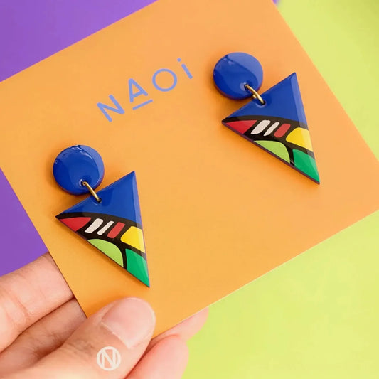 Naoi Deco Statement Earrings-Breda's Gift Shop