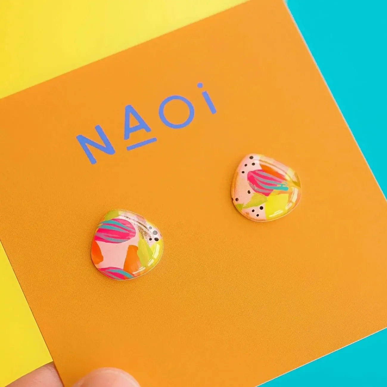 Naoi Summer Stud Earrings-Breda's Gift Shop