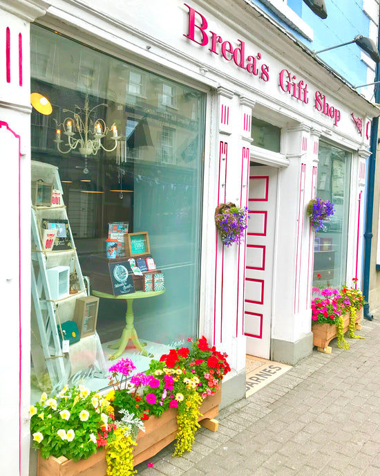 Original Store Front of Breda's Gift Shop