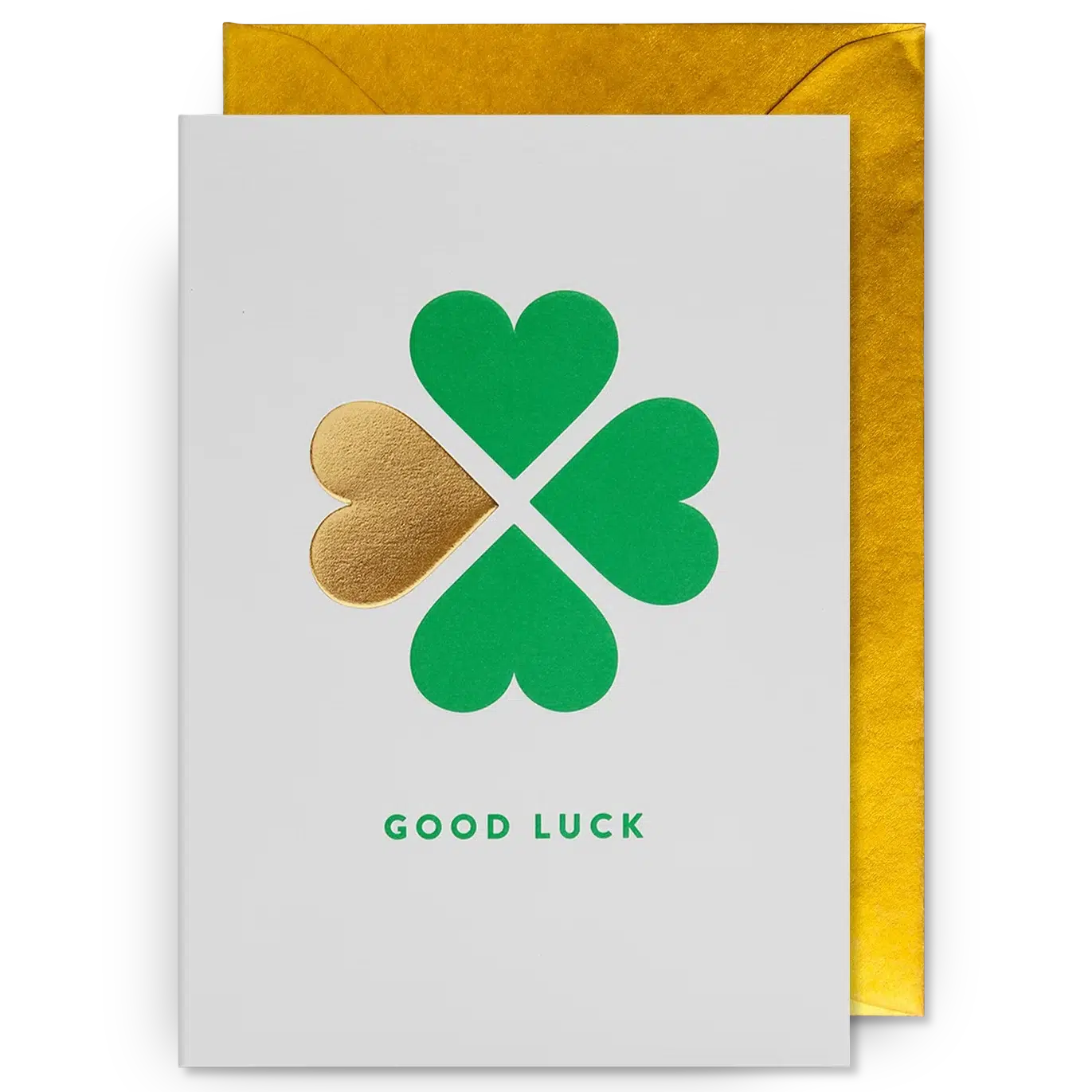Postco "Good Luck" Greeting Card-Breda's Gift Shop