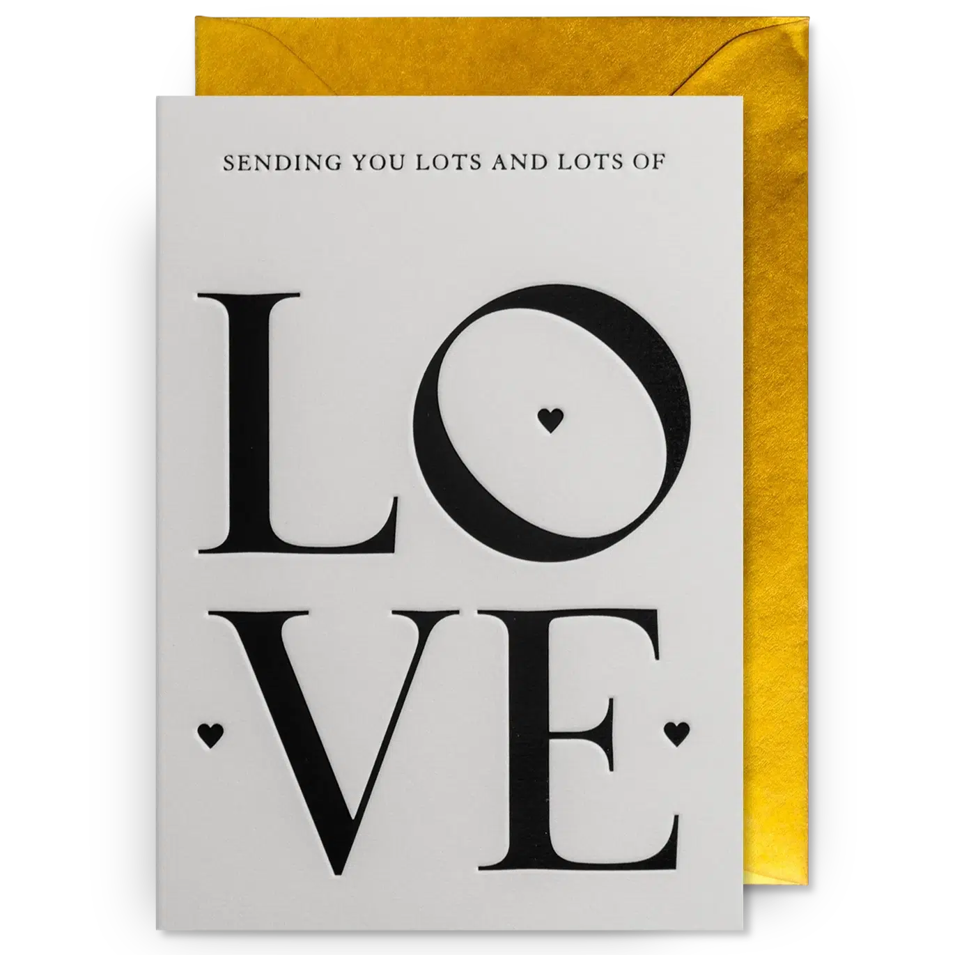 Postco "Sending You Lots of Love" Greeting Card-Breda's Gift Shop