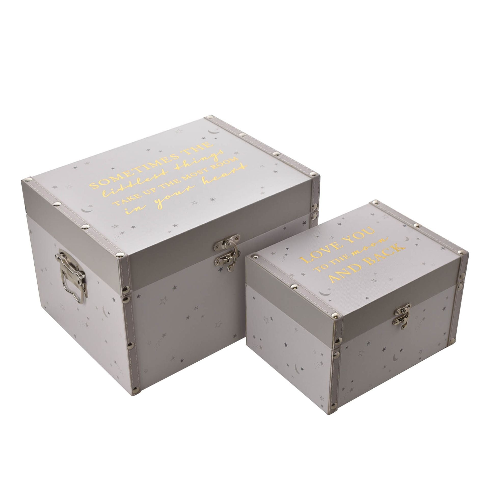 Set of 2 Baby Storage Boxes-Breda's Gift Shop
