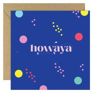Bold Bunny "Howya" Greeting Card-Breda's Gift Shop