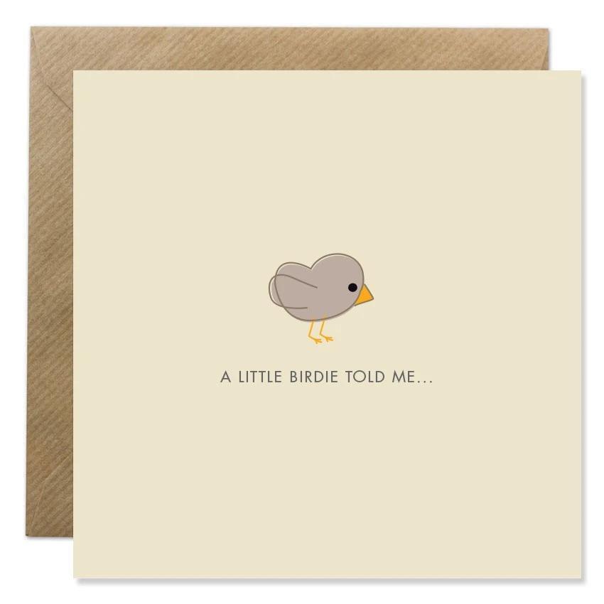 Bold Bunny “Little Birdie" Greeting Card-Breda's Gift Shop
