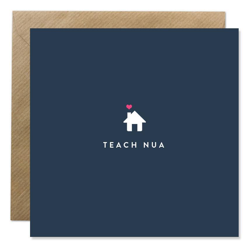 Bold Bunny "Teach Nua" Greeting Card-Breda's Gift Shop