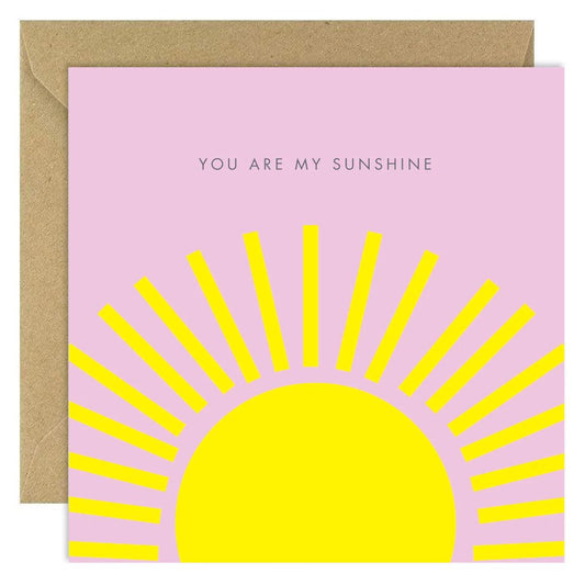 Bold Bunny "You Are My Sunshine” Greeting Card-Breda's Gift Shop