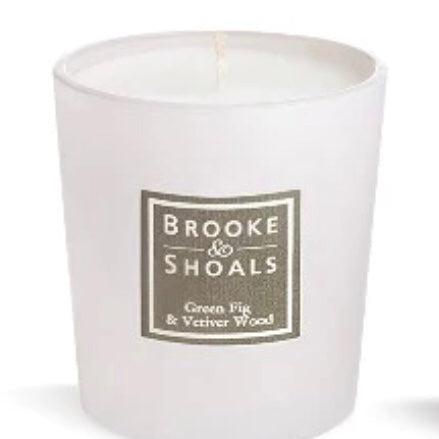 Brooke & Shoals Green Fig & Vetiver Wood Mini Travel Candle-Breda's Gift Shop
