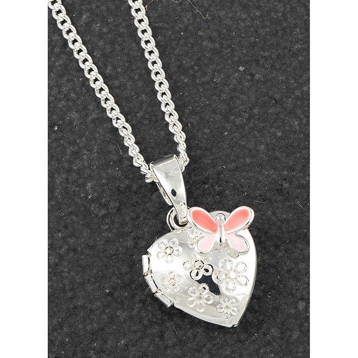 Equilibrium For Girls Silver Plated Locket-Breda's Gift Shop