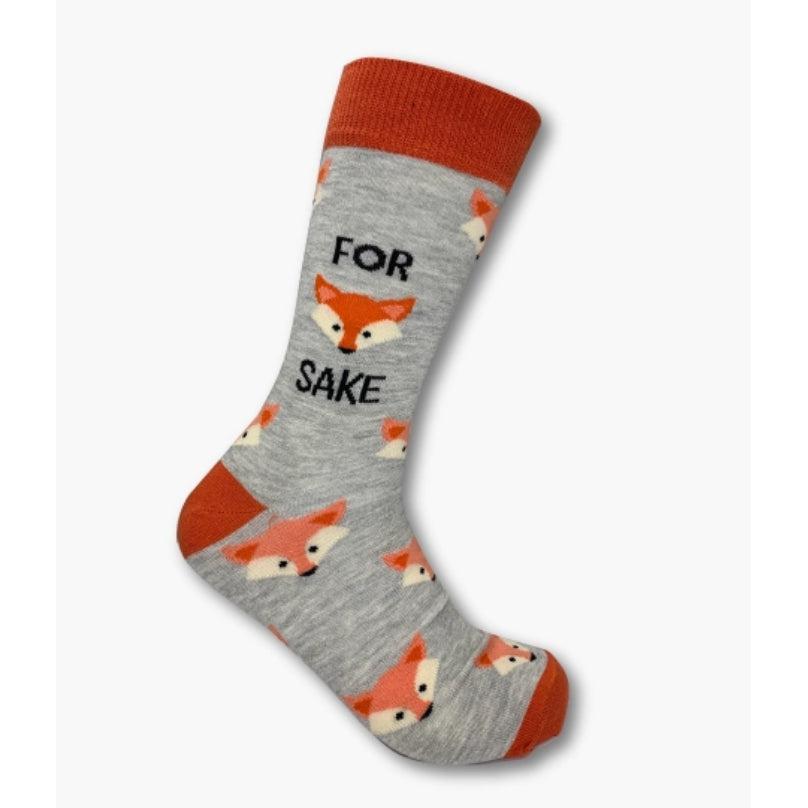 “For Fox Sake” Socks-Breda's Gift Shop
