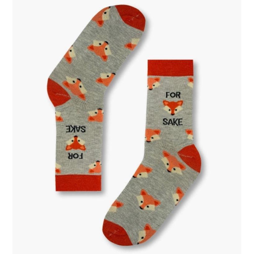 “For Fox Sake” Socks-Breda's Gift Shop