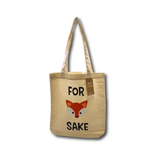 “For Fox Sake” Tote Bag-Breda's Gift Shop