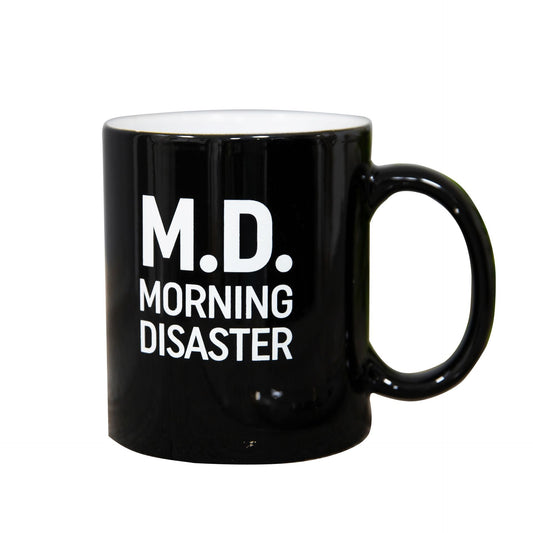 Harvey Makin Mug ‘M.D. Morning Disaster’-Breda's Gift Shop