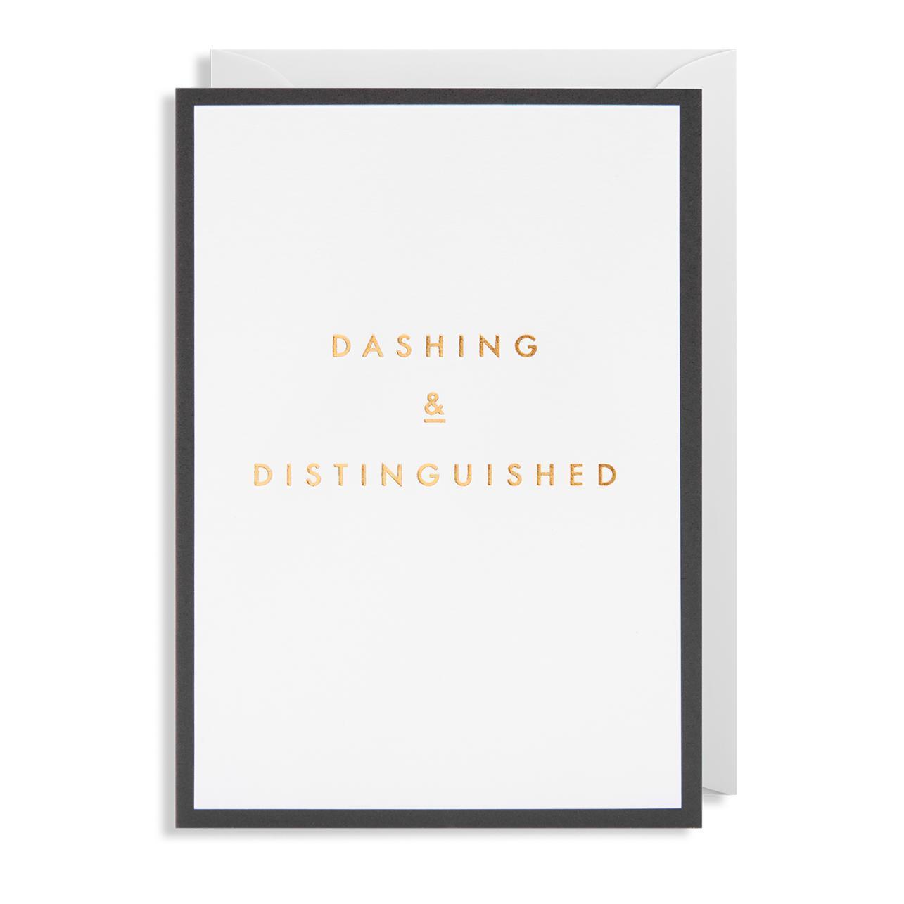 Postco "Dashing & Distinguished" Greeting Card-Breda's Gift Shop