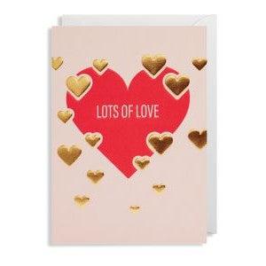 Postco ‘Lots Of Love’ Greeting Card-Breda's Gift Shop