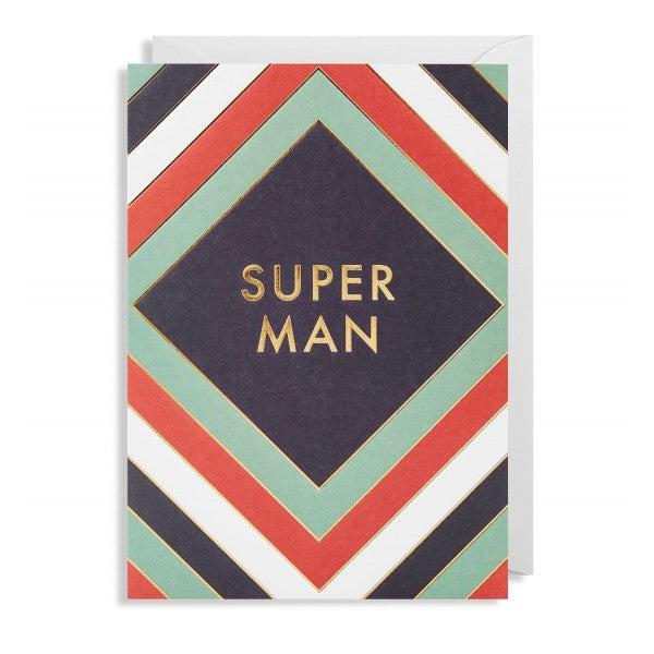 Postco "Superman" Greeting Card-Breda's Gift Shop