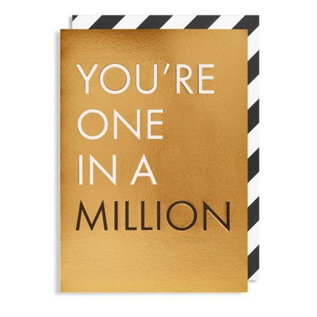 Postco "You're One In A Million" Greeting Card-Breda's Gift Shop