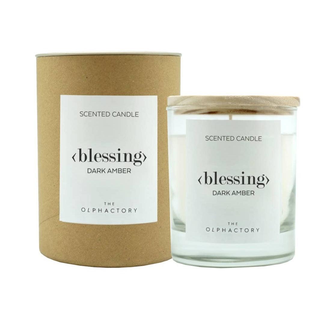 The Olphactory Candle: Dark Amber #Blessing-Breda's Gift Shop