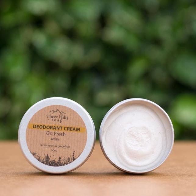 Three Hills Go Fresh Deodorant Cream-Breda's Gift Shop