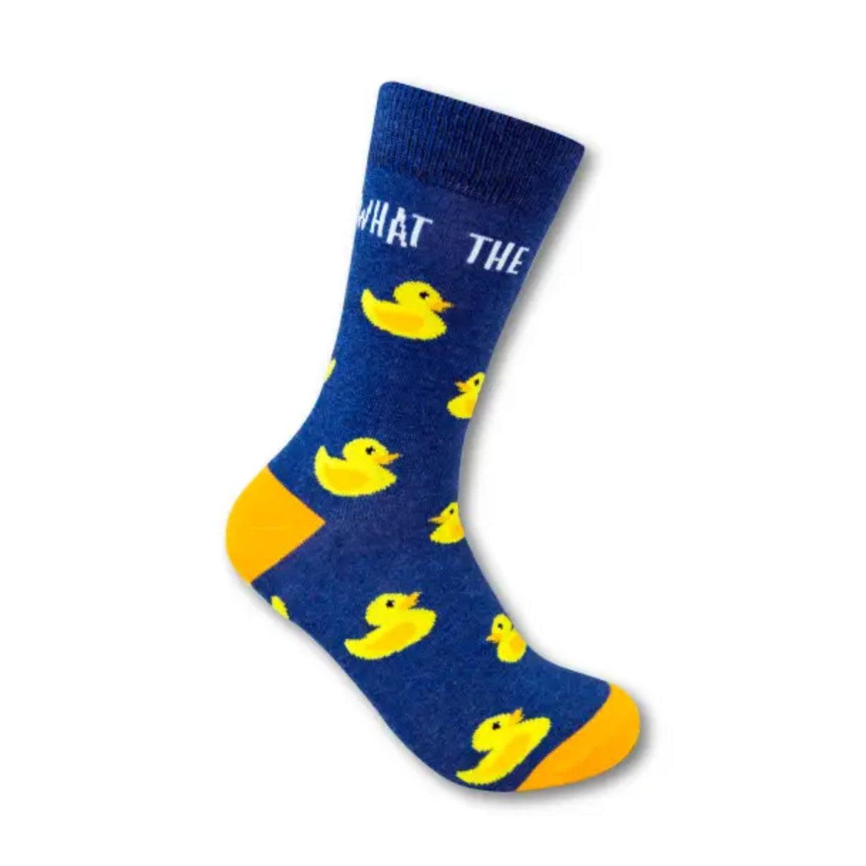 “What The Duck” Socks-Breda's Gift Shop